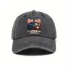 Wholesale Unisex Breathable Baseball Cap With Curved Brim Featuring Printing For America's 250th Anniversary