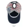 Wholesale American Flag Casual Baseball Cap With Curved Brim, Breathable Cotton Material Featuring Star Design