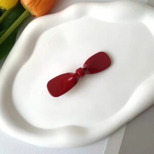 Red butterfly one-word duckbill clip 7*2cm