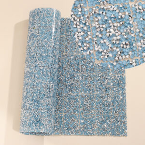 19 blue gray pointed bottom rhinestone style / Pointed bottom rhinestones with resin cylindrical hot melt square adhesive tape [full piece 24*40cm small square 3*4cm]