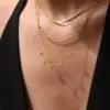 Wholesale PVD Coated Real Gold Plated 18K Gold Geometry 304 Stainless Steel Imitation Diamond Elegant Luxurious Shiny Waterproof Non Tarnish Bracelets Necklace Jewelry Set
