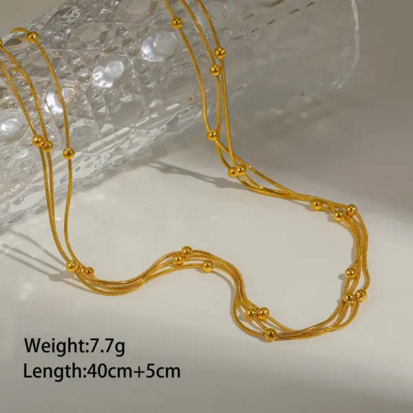 Wholesale PVD Coated Real Gold Plated 16K White Plating Geometric 304 Stainless Steel Casual Simple Style Waterproof Non Tarnish Bracelets