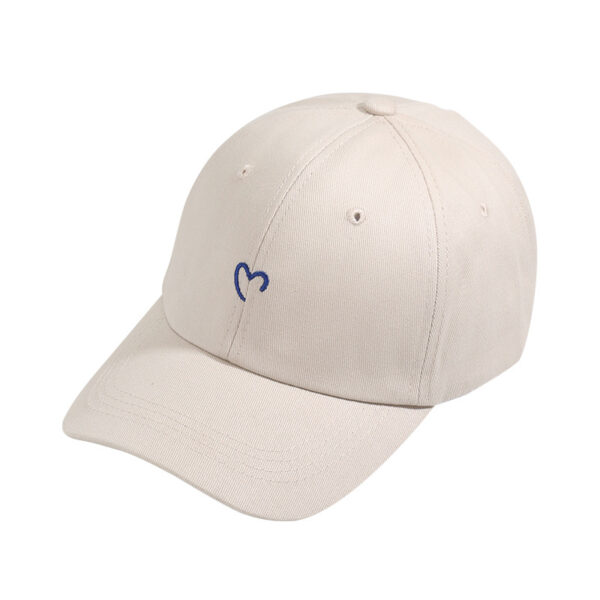 oly-1aab5474590013ca345ebb4fe6d76041 Wholesale Love baseball cap Women's embroidered women's face-looking small sun protection sun hat couple Fashion Korean style peaked cap men