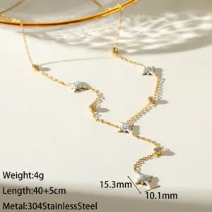 Eight Awn Star Necklace
