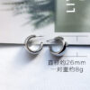 oly-1ab5d35b745d19aaedfa5af6231289f3 Wholesale popular jewelry wholesale C-shaped circle metal earrings female wide face earrings personality exaggerated jewelry