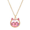 oly-1b06945239ddec0ff9fa165c20d5113c Wholesale Shrimp skin for super cute cat frog bear children's necklace wholesale containing sequins dopamine necklace