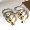 Wholesale Women’s Cross Pearl Bracelet With Beaded Chain, Copper Base, 18K Real Gold Plated And PVD Coated Finish
