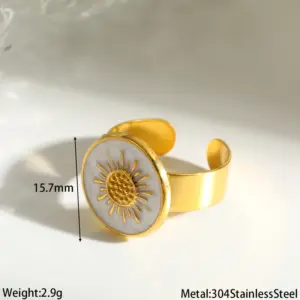 Gold Sun Ring