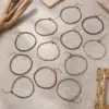 Wholesale Unisex Circle Hypoallergenic Bracelet In 316 Stainless Steel With 14K Real Gold PVD Coating And Rhinestone Inlay