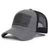 Wholesale American Flag Casual Outdoor Women's Baseball Cap With Curved Brim, Polyester Material Featuring Printing