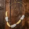 Wholesale Waterproof Non Tarnish Peanut Necklace For Women Featuring 18K Real Gold Plated Electroplated 304 Stainless Steel With Handmade Chain