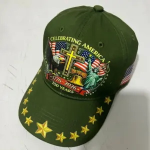Army Green - Flag on the Side / 【Printed Version】-Adjustable