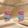 oly-1b6a670ef7105584b7d43ab223544cc2 Wholesale Retro Multicolor Acrylic Drop Earrings For Women With 304 Stainless Steel Ear Pins