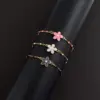 Wholesale PVD Coated Real Gold Plated Flower 201 Stainless Steel 304 Stainless Steel Elegant Simple Style Classic Style Waterproof Non Tarnish 201 Stainless Steel Lobster Trigger Clasp Closure Bracelets