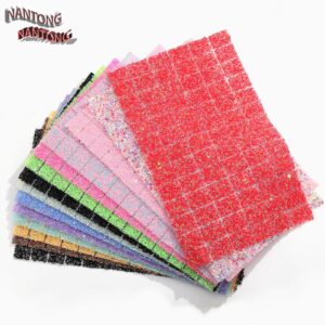 Wholesale Flat Bottom Round Hot Drilling Hot Melt Adhesive Sticker Double-Sided Square Drill Pieces Sticker Drill Clothing Drill Nail Table Pillow Cushion