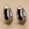 Wholesale Three-dimensional Geometric Earrings For Women In Copper With White K Water Plating And 0.03µm Thick Coating