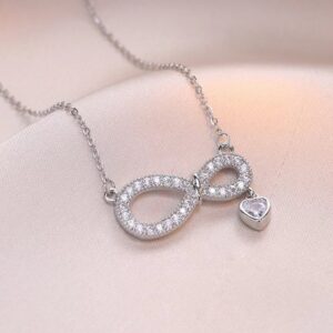345 stainless steel, figure-eight shaped, heart-shaped