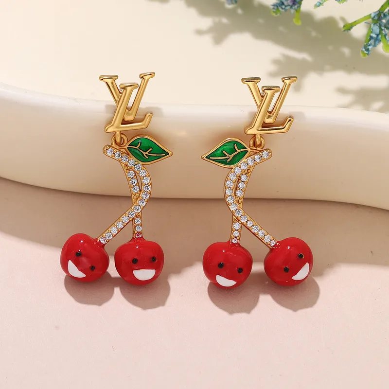 Wholesale Hypoallergenic Letter Stud Earrings For Women In Copper With KC Golden UV Plating And Zircon Inlay