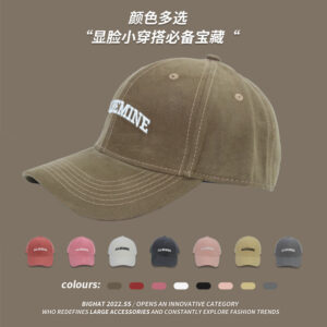 Wholesale Summer European and American style face-looking small hat men's and women's embroidered letter baseball cap casual sports peaked sun protection sun hat