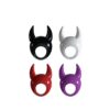 oly-1c2d6d8783fb71afea5db59a0f26cc4f Wholesale creative devil angle resin ring color small angle personality niche ring gift