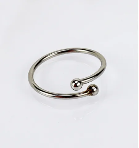 Wholesale 304 Stainless Steel Solid Color Ion Plating (IP) 18K Real Gold Plated Simple Style Classic Style Waterproof Non Tarnish Inlay Gold Open Rings