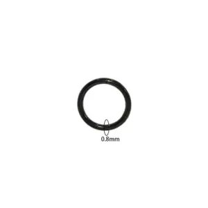 Wholesale Nose Rings & Studs Simple Style Circle 304 Stainless Steel Plating 18K Gold Plated Nose Pin
