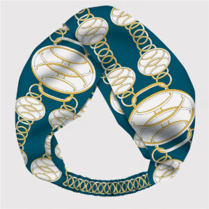 Cross hair bands -22 / twill silk
