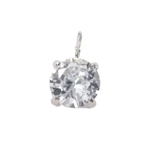 Silver / 6mm / April-White