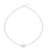 oly-1c8d3cc310bcdf0a8a3efd2bb1b7fcf1 Wholesale Silver Shimmering Pearl Necklace for Women - Luxurious Niche Design, Clavicle Chain, Qixi Festival Gift