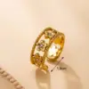 Wholesale Trillion-Cut Open Ring For Women With Bezel Setting, 18K Real Gold Plated PVD Coated 304 Stainless Steel Featuring Rhinestones