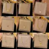 Wholesale 【Hot-Selling Necklace 1】Dongguan Full Titanium Steel Jewelry Light Luxury Fashion Versatile High-End Simple Jewelry With Rhinestones