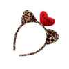 Wholesale LOVE Love Hair Hoop Leopard Cat Ear Headband Valentine's Day Sexy Headband Wash Hair Card Party Hair Accessories