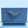 Wholesale  Where Ribbon Knot Clavicle Chain Women's Bow Necklace Light Luxury High-end