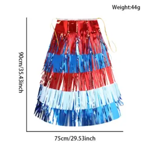 Independence Day Red, White, and Blue Cape / Average Size