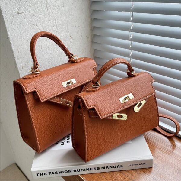 oly-1d62f317414c9c5802b9097f83d1b839 Wholesale French Niche Texture Hand Bag Women's Bag Fashionable Simple Crossbody Bag Popular Kelly Bag