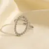Wholesale Ion Plating (IP) 18K Gold Plated Oval 304 Stainless Steel IG Style Waterproof Non Tarnish Open Rings