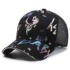 oly-1d83fd99f1e1e2a9b74c5d5eb043f7e4 Wholesale Korean Style Graffiti Embroidered Hat Breathable Baseball Hat Fashionable Casual All-match Sunscreen Hat Cap