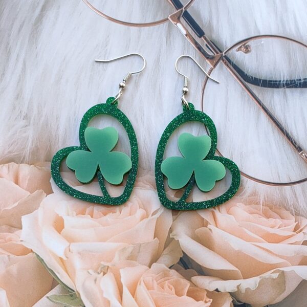 Wholesale Jewelry Acrylic Luminous Carnival Party Earrings