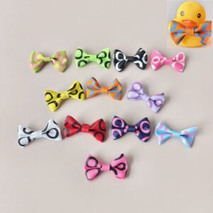 1 pack shape bowknot does not repeat random color (4*2.5)