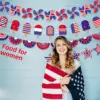 Wholesale Independence Day Paper Banner For Party Decorations, Perfect For Event & Party Supplies