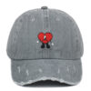 oly-1dda120991dcf9b607363a2a3c114cd7 Wholesale bad rabbit embroidery baseball cap say singing hole soft top red baseball cap