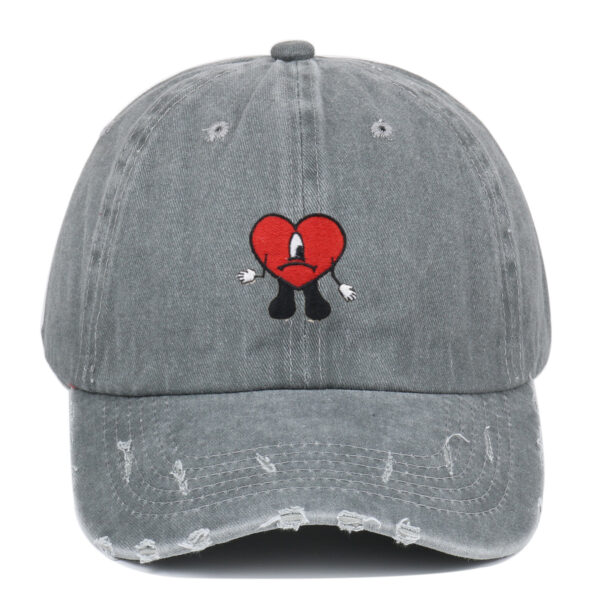 oly-1dda120991dcf9b607363a2a3c114cd7 Wholesale bad rabbit embroidery baseball cap say singing hole soft top red baseball cap