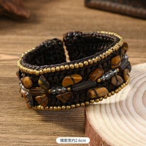 Braided natural stone bracelet (style 5)