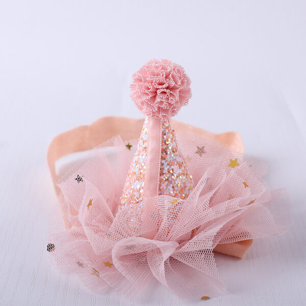 Wholesale Style Cute Baby Crown Small Hat Hair Band Baby Newborn Simple Hundred Years Old Banquet Headwear