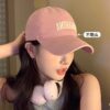 Wholesale Wide Brim Big Head Wai Pink Baseball Cap Women's Summer Large Deepened Cotton Deep Top Duck Tongue Hat