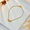 Wholesale Jewelry Basic Ball 304 Stainless Steel 18K Gold Plated Stainless Steel Necklaces