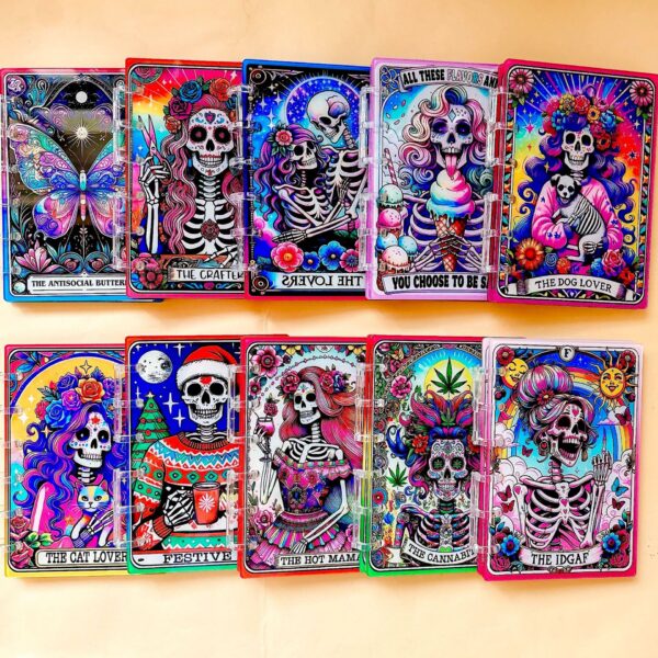 Wholesale Skull Tarot Series TK Explosions Acrylic Notebook Handbook Exquisite Loose-leaf Book A7A5