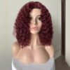 Wholesale women's long bangs explosion head winding tube black spring roll short curly hair full top head cover