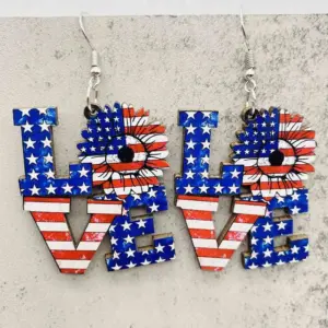 JE1320A / Wooden earrings