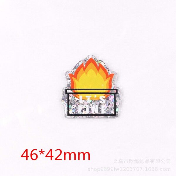 oly-1e94eb004ea95ce86b3d3241270a4262 Wholesale loose powder cartoon organ medical letter bag jewelry acrylic cute DIY patch accessories
